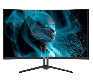 מסך מחשב לגיימרים 32 אינץ' קעור כולל רמקולים Scop M3269PH Gaming Monitor 32 Inch Curved FHD 180Hz VA 5ms 2xHDMI DP Speaker